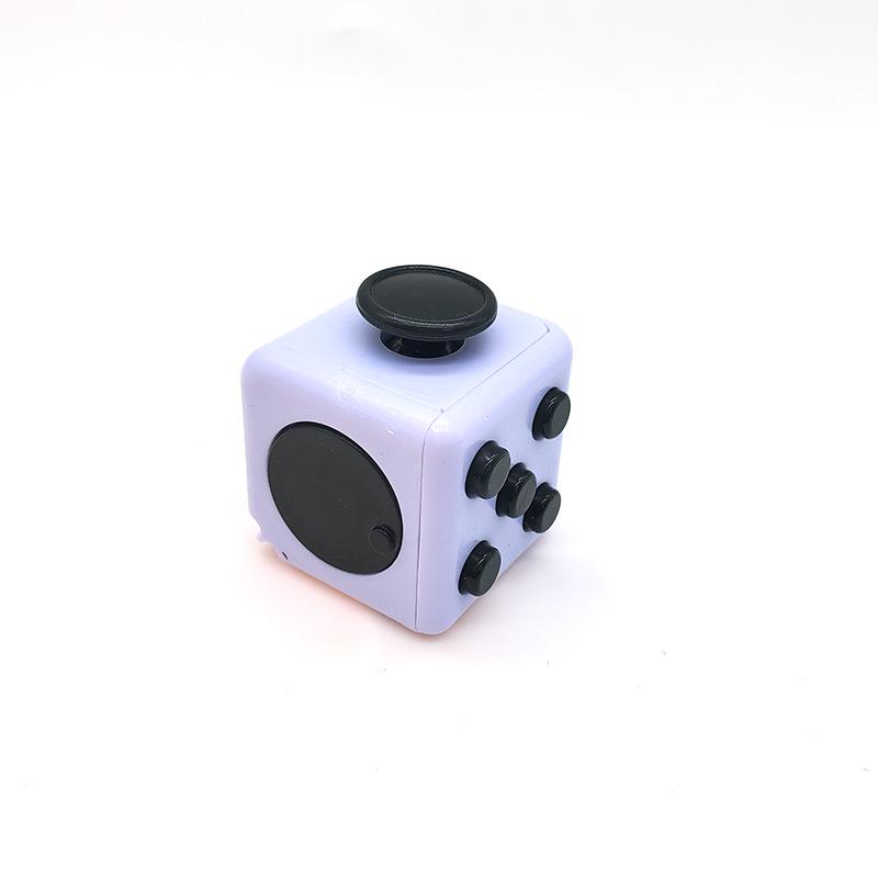 Six-Sided Finger Exercise Rubik's Cube: Hot Decompression Dice Toy