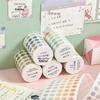 Morandi Polka Dot Washi Tape Stickers for Journals – Salt Style Pre-Cut Background Material