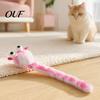 Small Stuffed Mouse Toy Plush Cat with Catnip, Long Tail Rat Chew Toy, Catnip for Indoor Kittens Biting Hunting Instinct Stimulation Natural