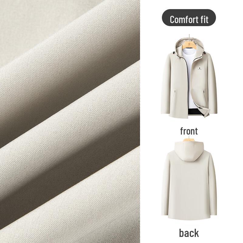 Мужская демисезонная куртка с капюшоном и водоотталкивающей пропиткой MONTAGUT