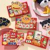 8Pcs Blessing 3D New Year Red Packet Chinese Lucky Red Pockets Lunar Calendar New Year