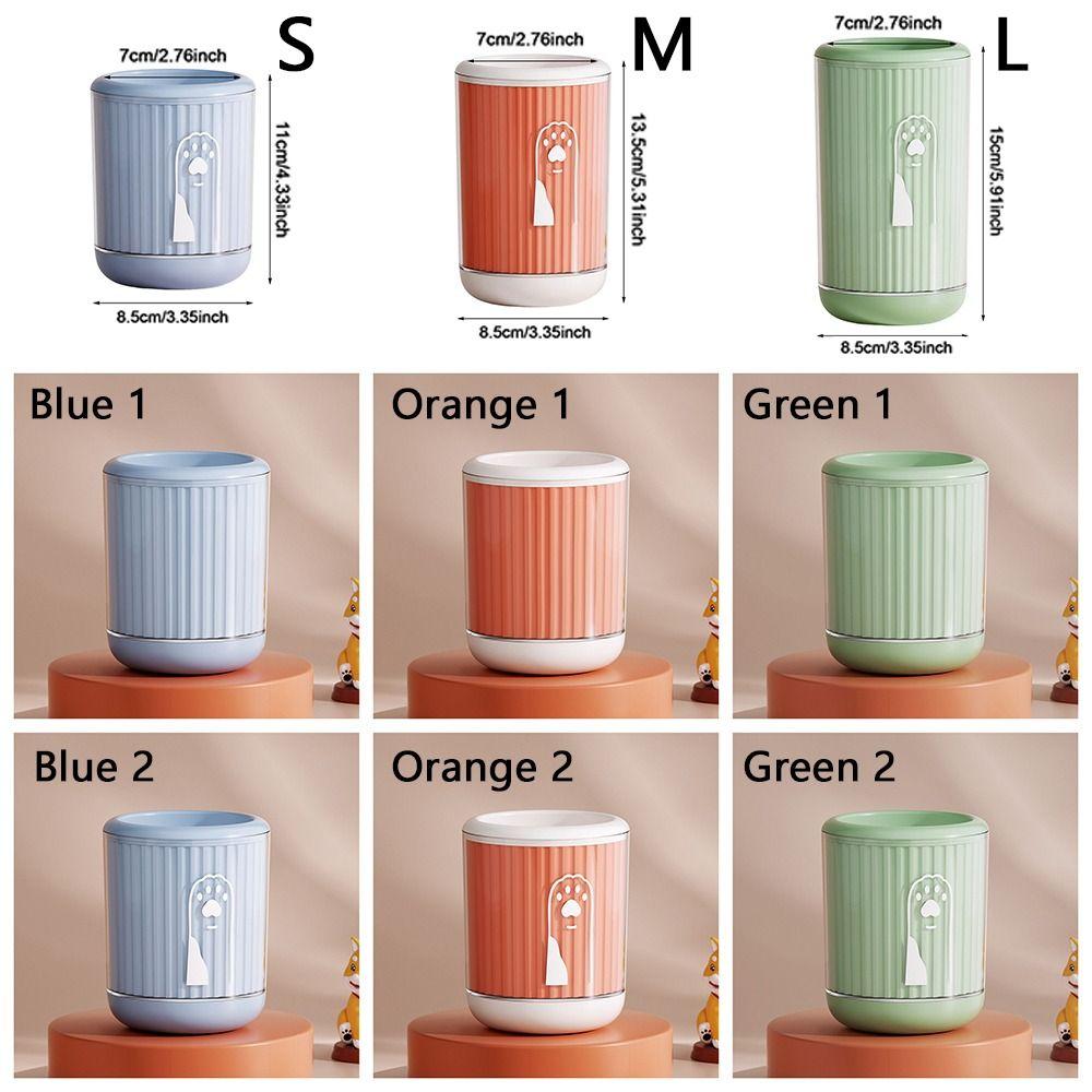 Автоматическая чашка-очиститель лап Мягкое устройство для чистки лап Товары для животных Чашка для мытья лап питомца Уход за питомцами