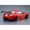 Aoshima Tuned Car ZN6 86 '12 GREDDY&ROCKET BUNNY ENKEI Ver. (Toyota) 1/24 Scale Plastic Model Kit, Red