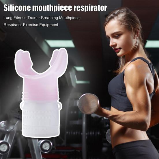 Портативный дыхательный тренажер с регулируемым сопротивлением для мужчин и женщин, тренажер для мышц полости рта, емкость легких, оборудование для тренировки брюшного дыхания