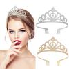 Bridal Crown Wedding Party Fashion Princess Comb Crown Headband Alloy Crystal Crown Tiara Party Accessories