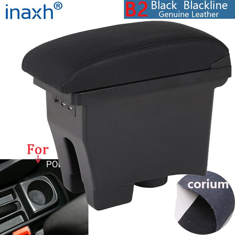 Для Volkswagen POLO Armrest 2012-2018 новый Для VW POLO Mk5 6R Vento Car Armrest box Центральный ящик для хранения Автомобильные аксессуары Модернизация