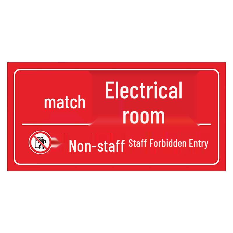 Anyi Fire Safety & Facility Room Signage