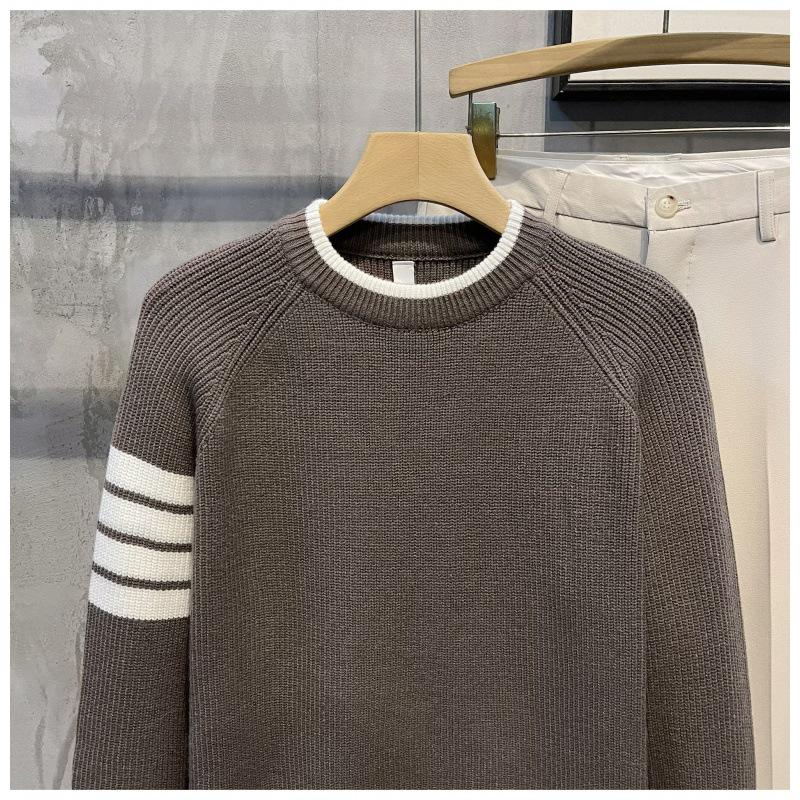 Мужской модный зимний свитер: Универсальный, облегающий, стильный и красивый дизайн для подростков