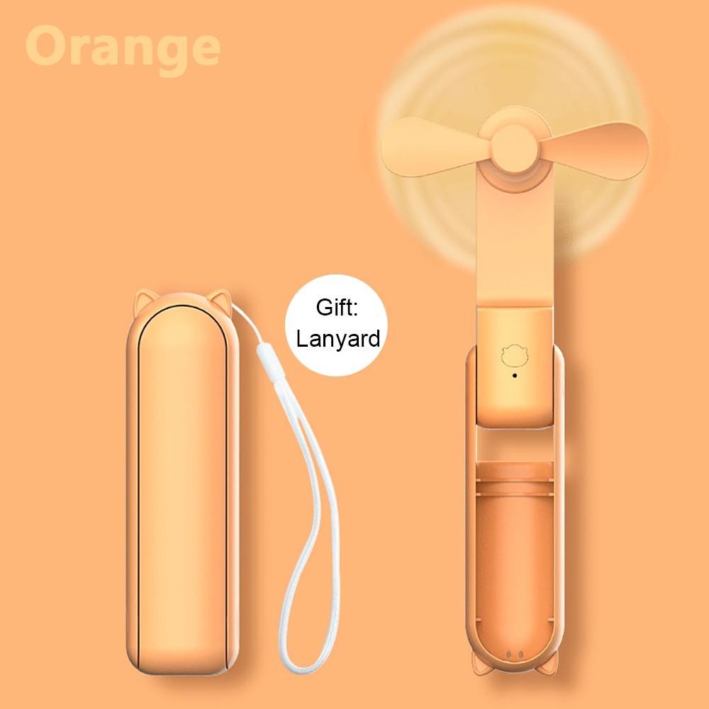 Маленький карманный вентилятор с USB-зарядкой, однотонный, охлаждающий ручной вентилятор, портативный ручной вентилятор, подарки