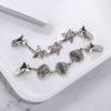 New Winter Starfish Shell Type Shawl Brooch Sweater Blouse Pin Duck Clip Clasps Cardigan Clip