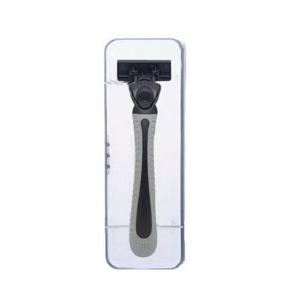 Six-Layer Manual Razor for Men with Stainless Steel Blades