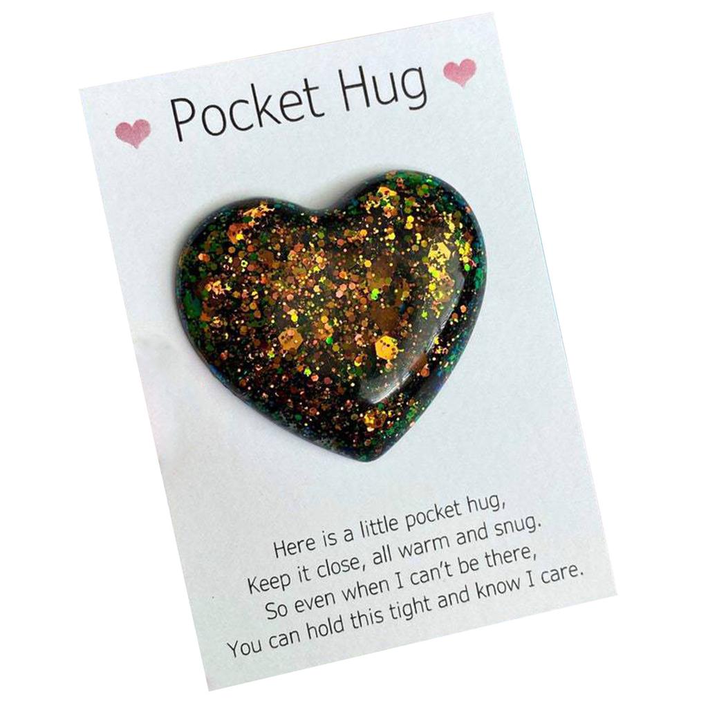 Pocket Hug Heart Token With Greeting Card Pocket Hug Cards Keepsake Gifts Hug Miss You Birthday Wedding Valentines