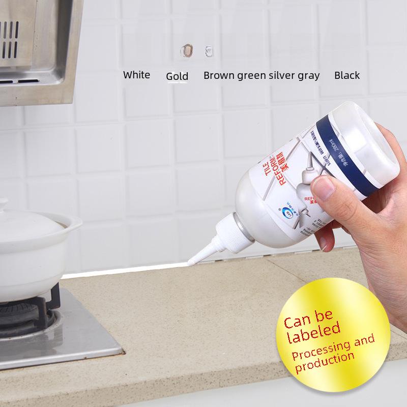 Заполнитель трещин и швов по краям плитки: Водонепроницаемая, противогрибковая затирка и герметик