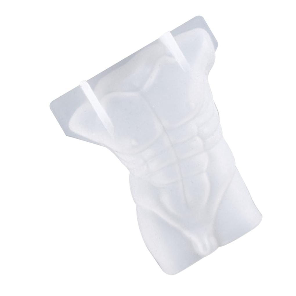 Human Body Mold DIY Crystal Epoxy Resin Candle Mould Body Silicone Mold Tool