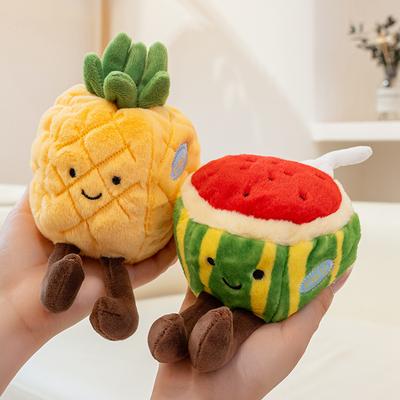 Новая Экологическая Серия Фруктовых Кукол Веселая Кукла Яблоко Киви Ананас Арбуз Детская Познавательная Женская