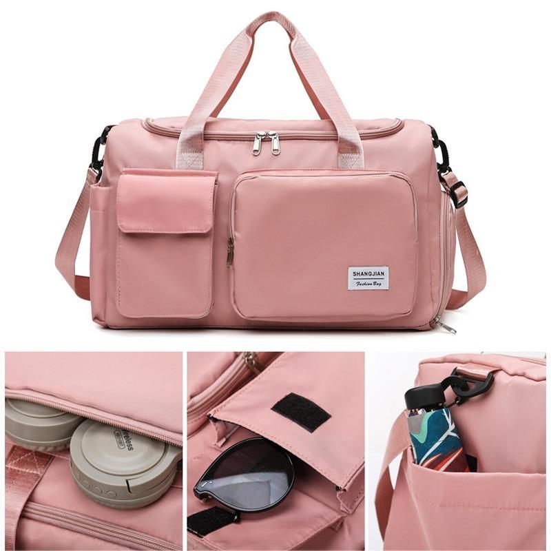 Мужская и женская дорожная спортивная сумка большой емкости, сумка через плечо, женская спортивная сумка для ручной клади