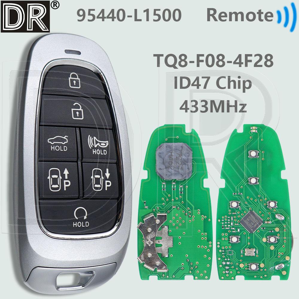 DR 95440-L1500 ID47 HITAG3 Чип 433 МГц Близость Умный Дистанционный Ключ для Автомобиля TQ8-F08-4F28 Для Hyundai Sonata 2019-2021