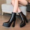 Super High Heel Women's Platform Bare Boots