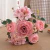 Accessories Simulation Peony Flower Silk Petals Faux Flower Fake Floral Bouquet  Home Decoration