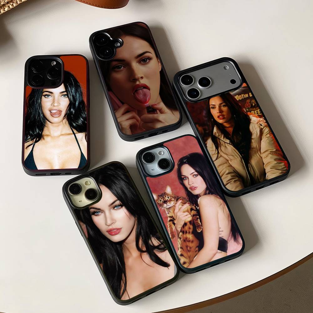 Чехол для телефона Jennifer's Body Меган Фокс Черный Силиконовый Жесткий Пластик Для Iphone 17 Air 16 15 14 13 12 11 Pro Max PC+TPU Чехол