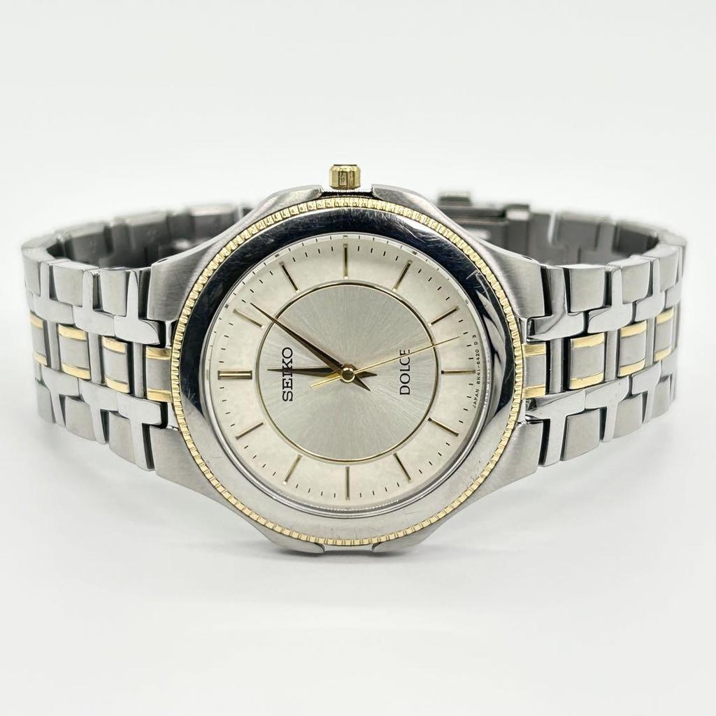 [USED] SEIKO DOLCE 8N41-6270 Quartz Wristwatch