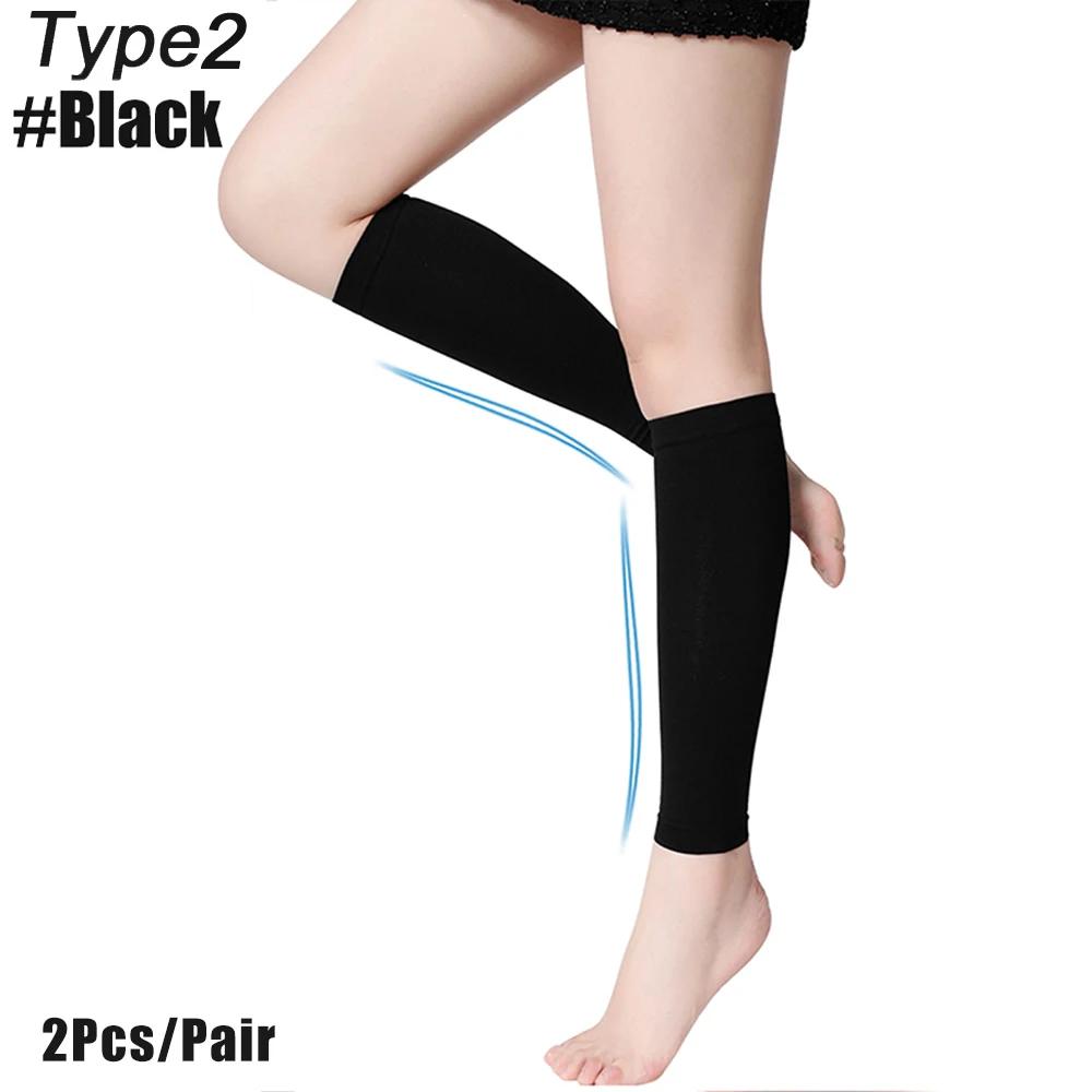 1 Pair Calf Compression Sleeve For Men & Women,Footless Compression Socks 20-30Mmhg For Leg Support,Shin Splint,Pain Relief