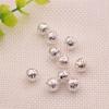 50Pcs DIY Manual Plated Gold Silver Hollow Beads Jewelry Accessories