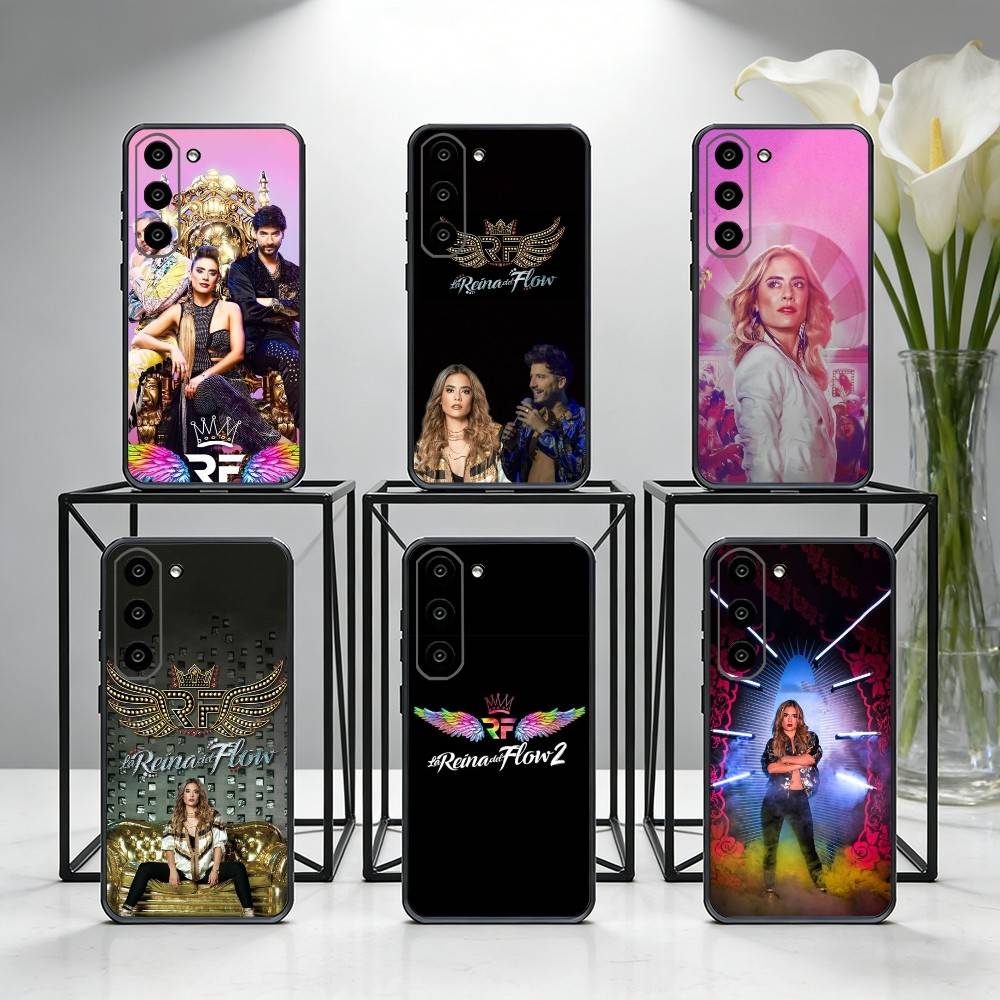 Queen of Flow La Reina Del Flow Phone Case For Samsung Galaxy A73,A72,A71,A70,A53,A52,A51,Others Soft Black Cover