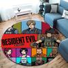 Resident Evil Round Area Rug Carpet Rug For Living Room Bedroom Sofa Playroom Decor Nonslip Floor Mat