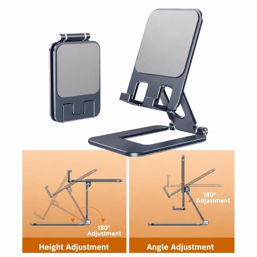 Adjustable Desktop Phone Holder Aluminum Alloy Tablet Stand New Mobile Device Stand Desktop Use