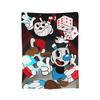 Cupheads Video Game Art Blankets Flannel  Super Warm Throw Blankets for Outdoor Travel Bedroom Quilt