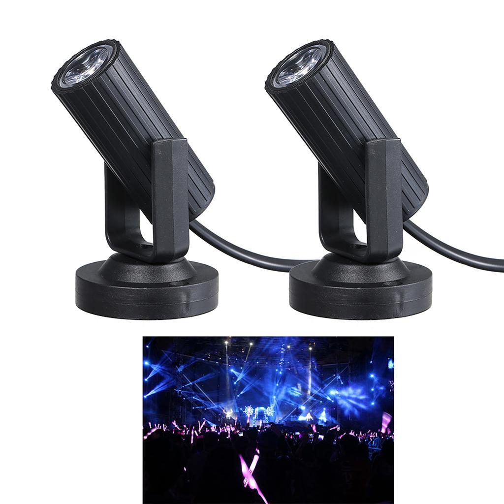 AC85 265V 1W Светодиодный мини-прожектор Сценический осветительный прибор Портативный для украшения дома, вечеринки, декора, диджей-шоу, бара, паба, клуба