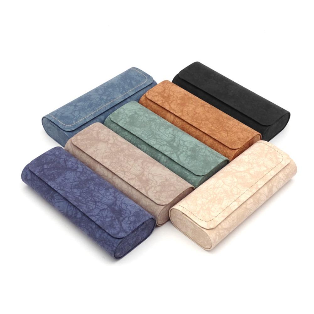 Protective Case Glasses Box PU Leather Eyewear Case Portable Glasses Case Men