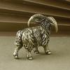 Статуэтка козла Yousheng Brass Vintage Long Horn Own Model Mini Animal Metal Statue Sculpture Desktop Feng Shui Desktop Decoration Ornament