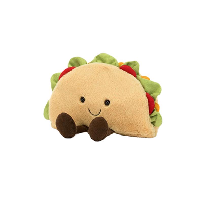 Веселая еда плюшевые игрушки: Коллекционные предметы: хот-дог, гамбургер, молочный чай и вечеринка послеобеденного чая