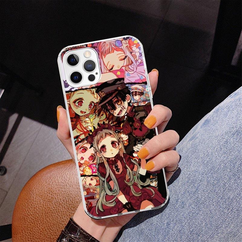 Чехол для телефона с принтом аниме Туалетный мальчик Ханако-кун для iPhone 17 Air 16 Pro Max 16E 15 + 14 Plus 11 12 13 Mini 7 8 SE Подарок Забавная обложка