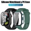 Silicone Strap with PC Case Cover for Redmi Watch 6 Band Sports Comfortable Replacement Bracelet for Xiaomi Redmi Watch6