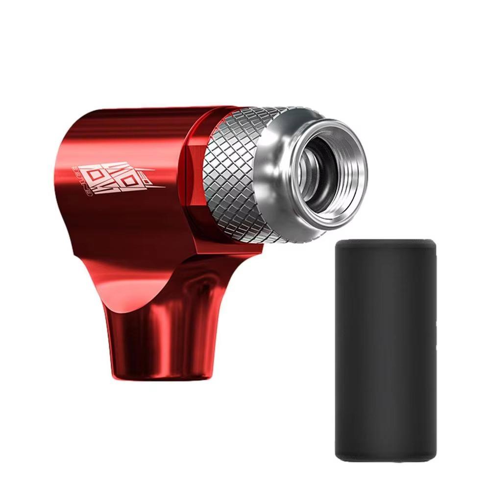 Aluminum Zinc Zinc Alloy Bike Pump Inflator Presta Valves Inflation Mouthpiece Rust-proof CO2 Mini Pump MTB