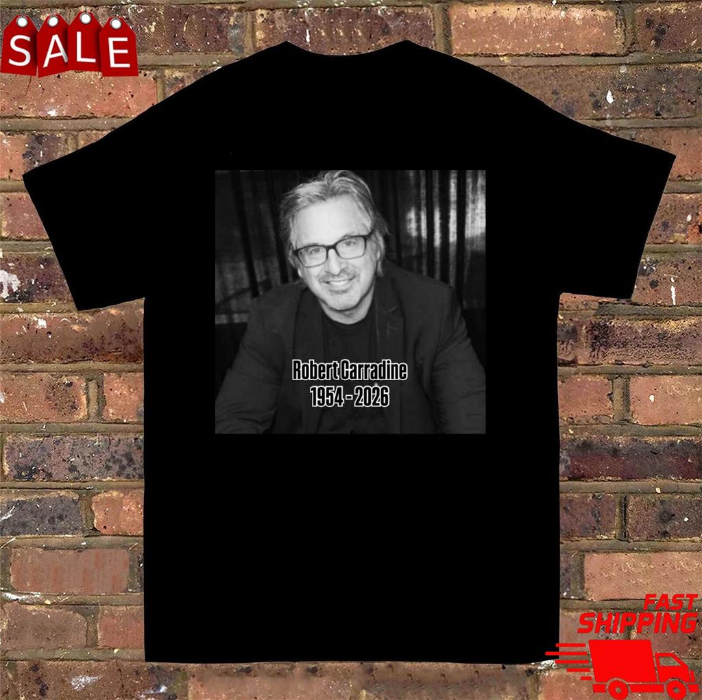 Robert Carradine Signed Black T Shirt Cotton Size S5xl Unisex