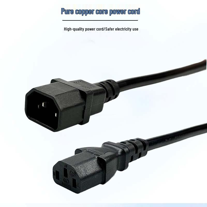 Pure Copper C13 + C14 Power Cord - Multi-Specification for Various Appliances