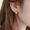 [ Modernlike / Headquarters Genuine Product ] 14K Gf Silver Round One-touch Ball Earrings Gold
