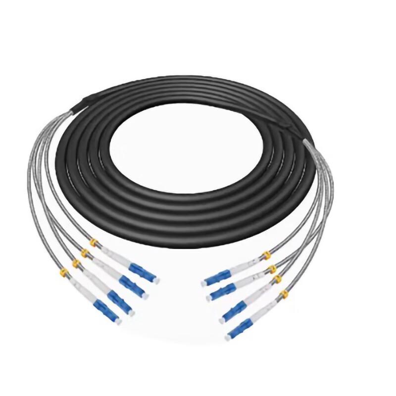 Hongji Outdoor 4-жильный одномодовый бронированный оптоволоконный патч-корд LC-LC