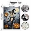 Halloween Jack Skellington pumpkin pearl painting art kit handmade diy home decorations