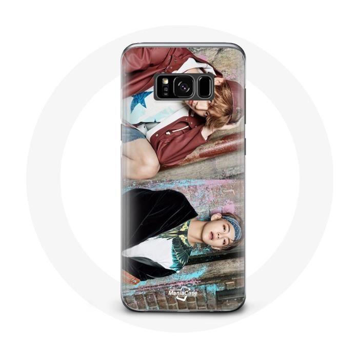 Чехол для Samsung Galaxy S8 BTS Ким Тэхён и Чонгук Тэгуки Тизер Not Today You Never Walk Alone