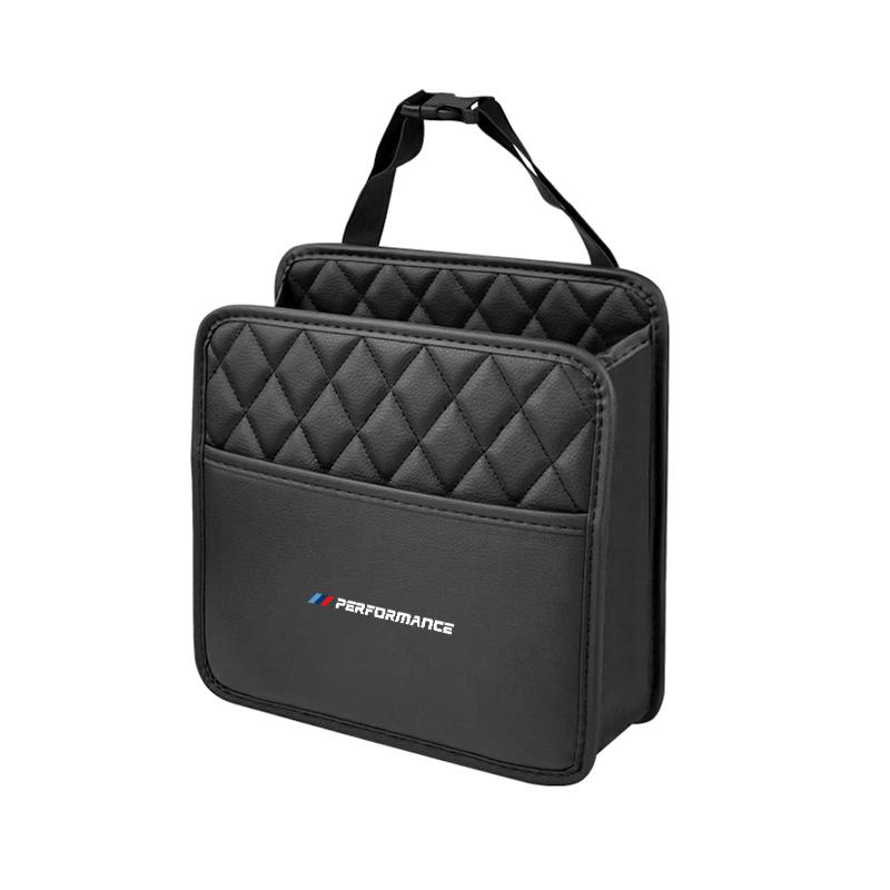 For BMW New 2025 Car Seat Back Hanging Storage Bag Tissue Water Cup Holder Auto AccessorieS For BMW X1 X2 X3 X4 X5 X6 X7 G20 G30