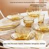 Жаропрочный стеклянный набор посуды в стиле Corelle