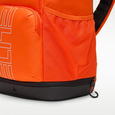 Унисекс рюкзак Nike 32 л Varsity Elite 'Safety Orange/Black/Wolf Grey'