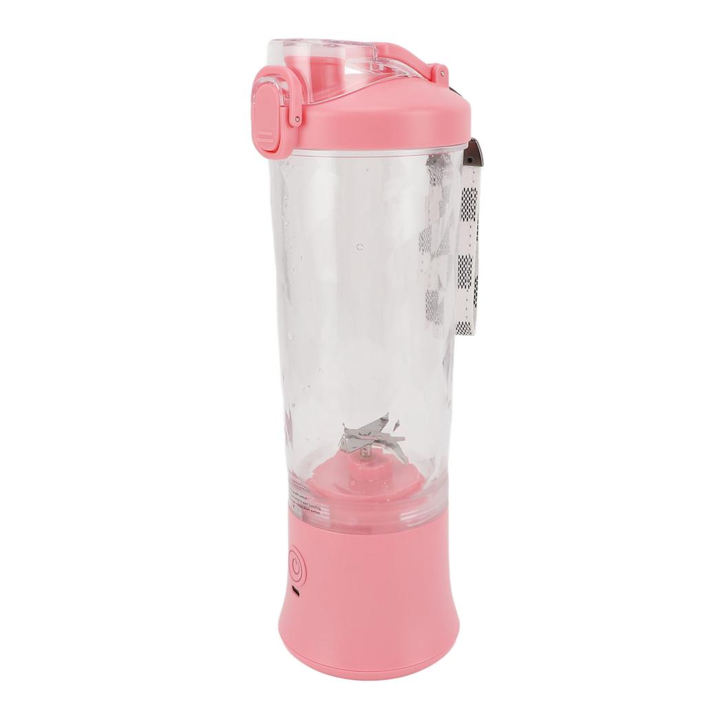 Portable Blender 600ml 2 Modes 150W 18000RPM USB Rechargeable 4000mAh Battery Leakproof Lid Mini