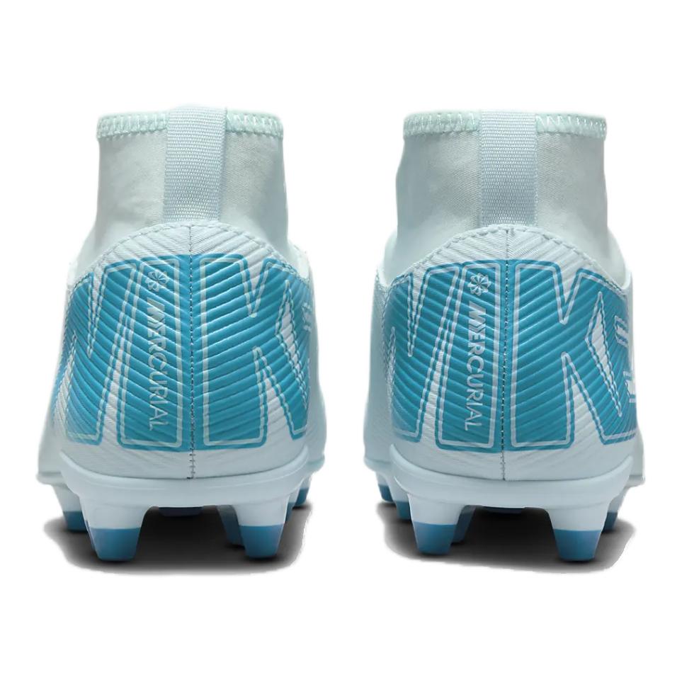 Nike Mercurial Superfly 10 Синтетическая кожа Устойчивая к истиранию Средняя высота Детские Футбольные бутсы Синий Детские FQ8318-400