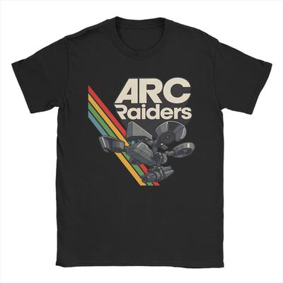 Игровая футболка с графическим принтом Arc Raiders для мужчин и женщин Чистый хлопок Футболка Одежда